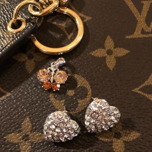 Jewelry bundle! Necklace charm and earrings